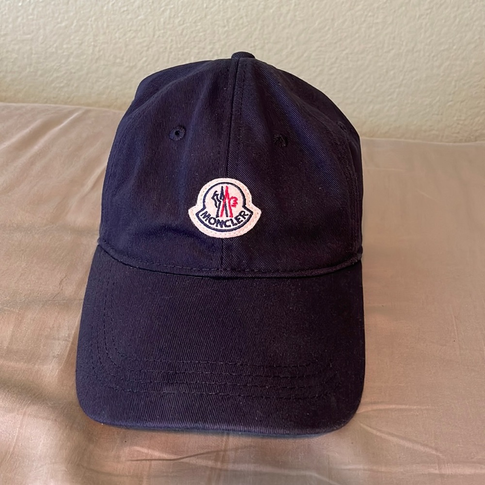 Moncler logo baseball cap